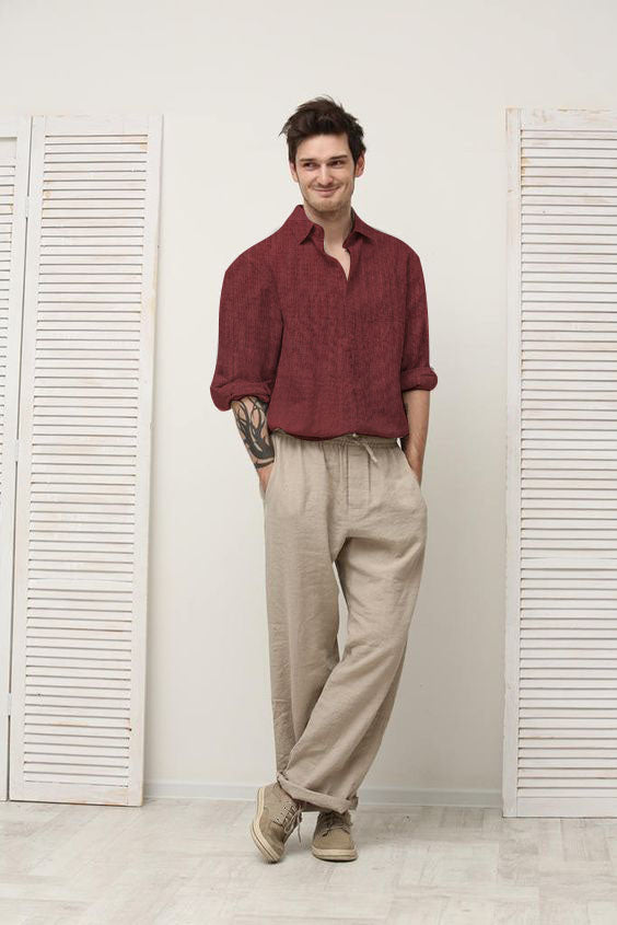 Dyed and printed fabric