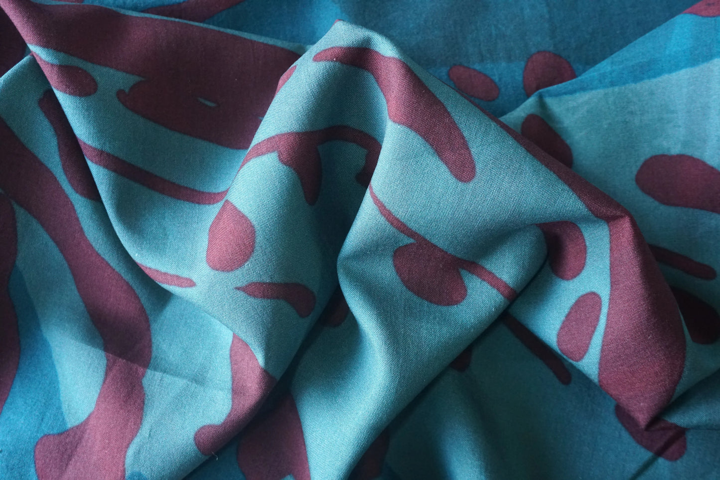 Eri silk - Aqua Blue