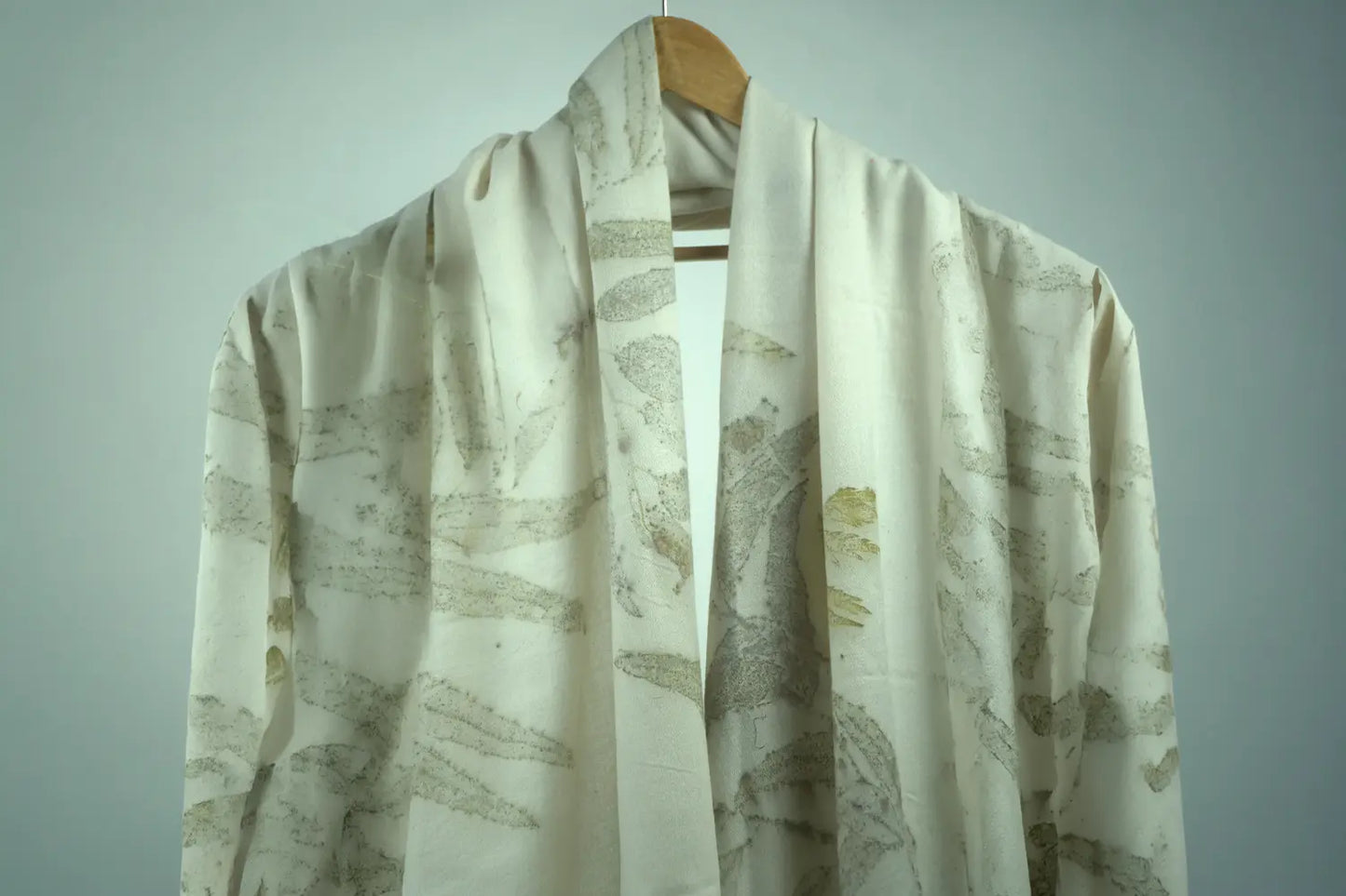 Handcrafted Eco-Printed Pashmina scarf
