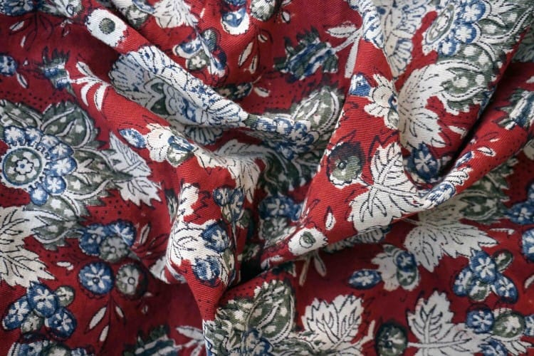 block printed fabric