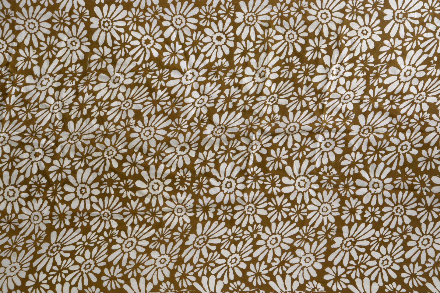 Dyed printed fabric