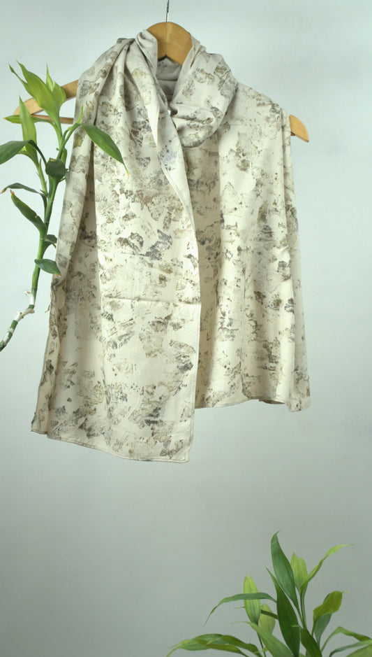 Ahimsa Eri Silk Eco-Printed Scarf
