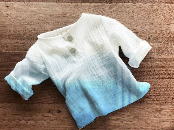 Dyed and printed