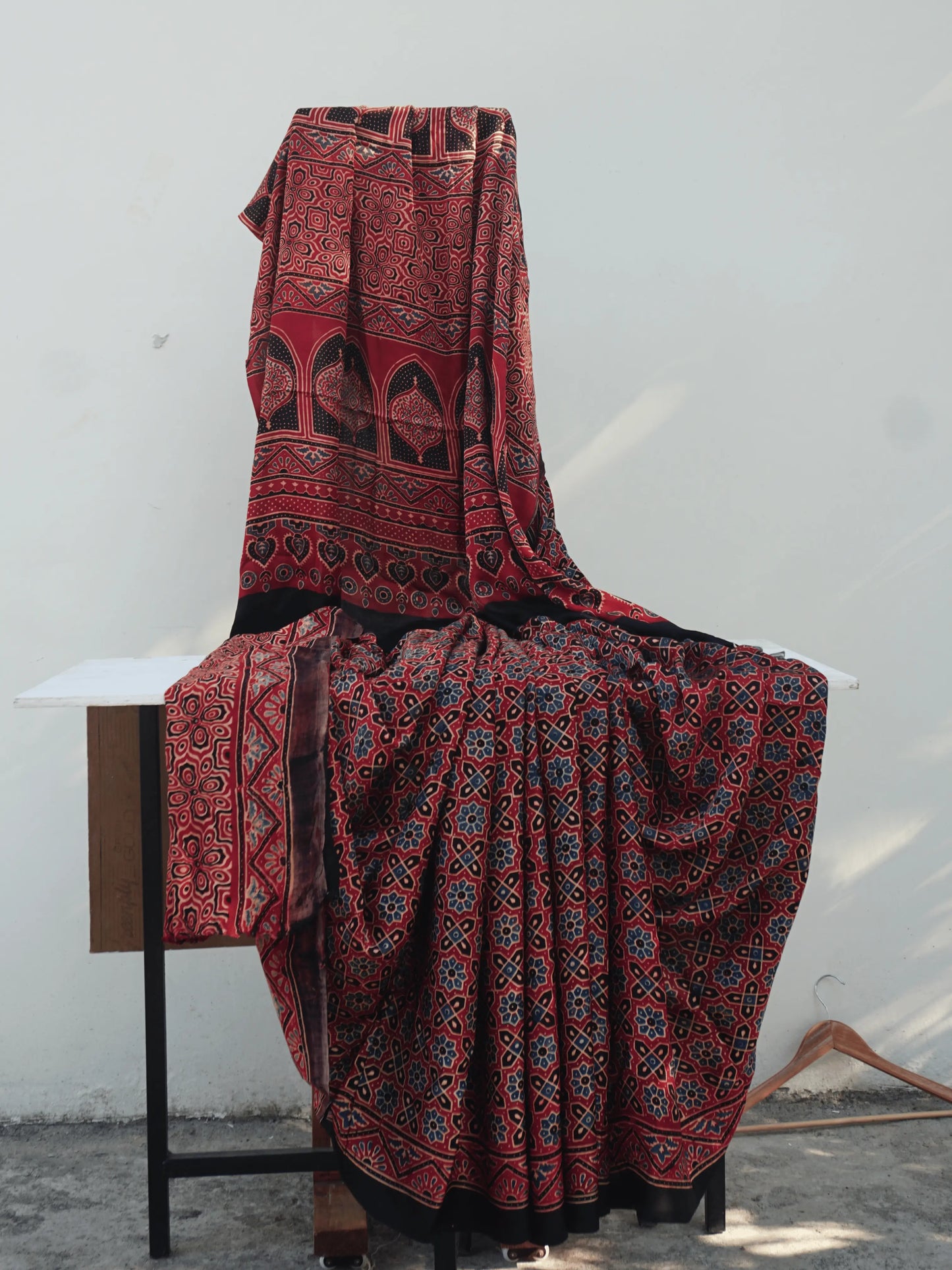 Ajrakh saree