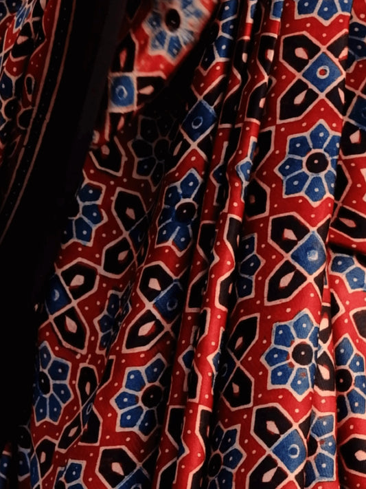 Ajrakh saree online