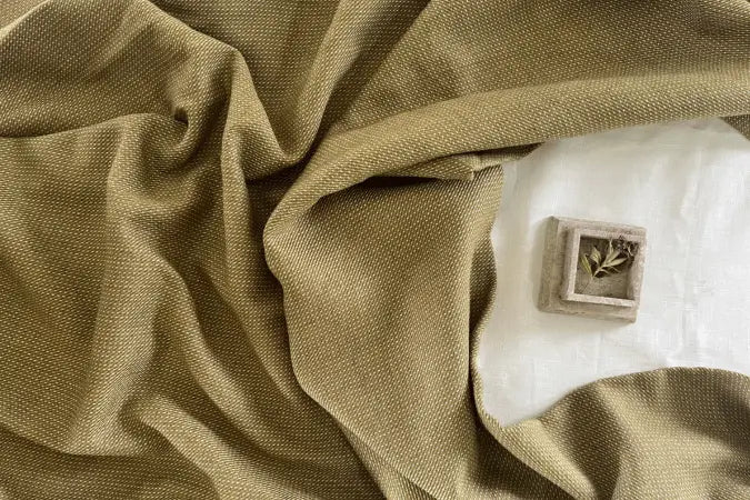Merino Wool Fabric (Tweed Weave)