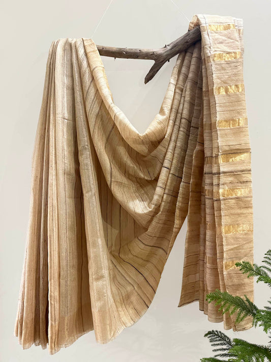 MUGA SILK ZARI SAREE