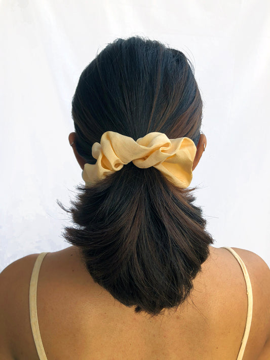 <img src="Crema Scrunchie-1-jpg" alt="Organic Fabric Crema Scrunchie"/>