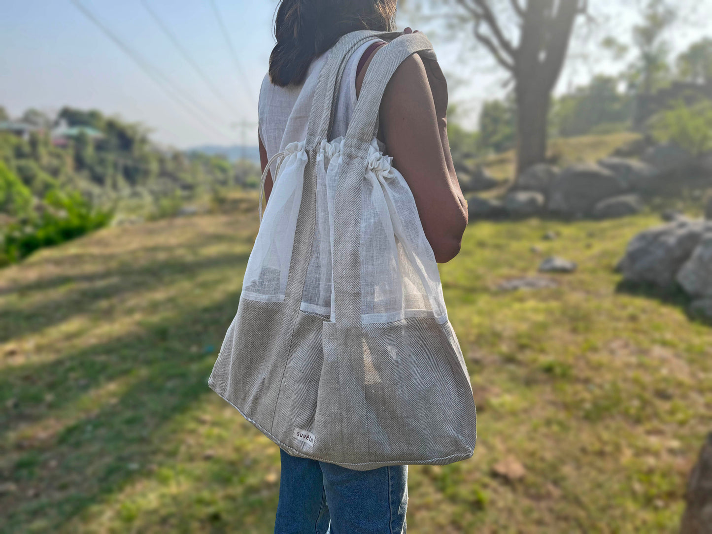 Germanium Linen Bag