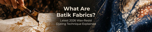 batik fabric wax resist dyeing process