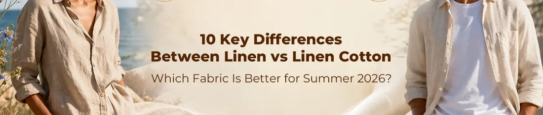linen vs linen cotton fabric