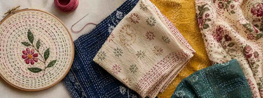 what is kantha embroidery