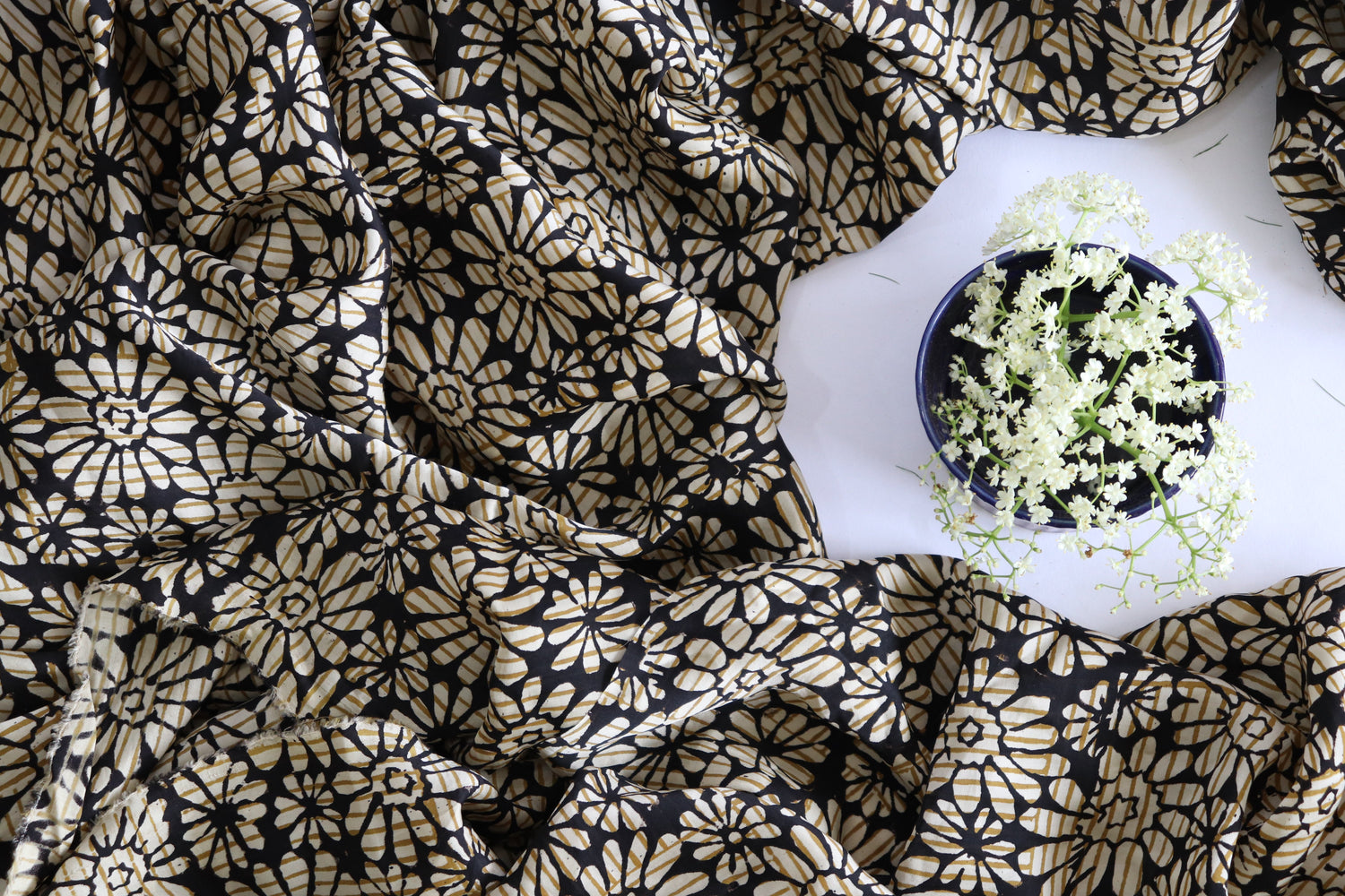 Hand Block printed fabric