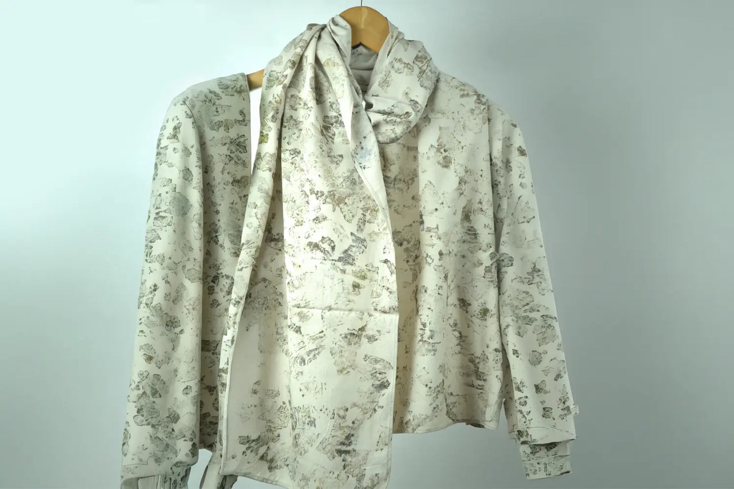 Ahimsa Eri Silk Eco-Printed Scarf