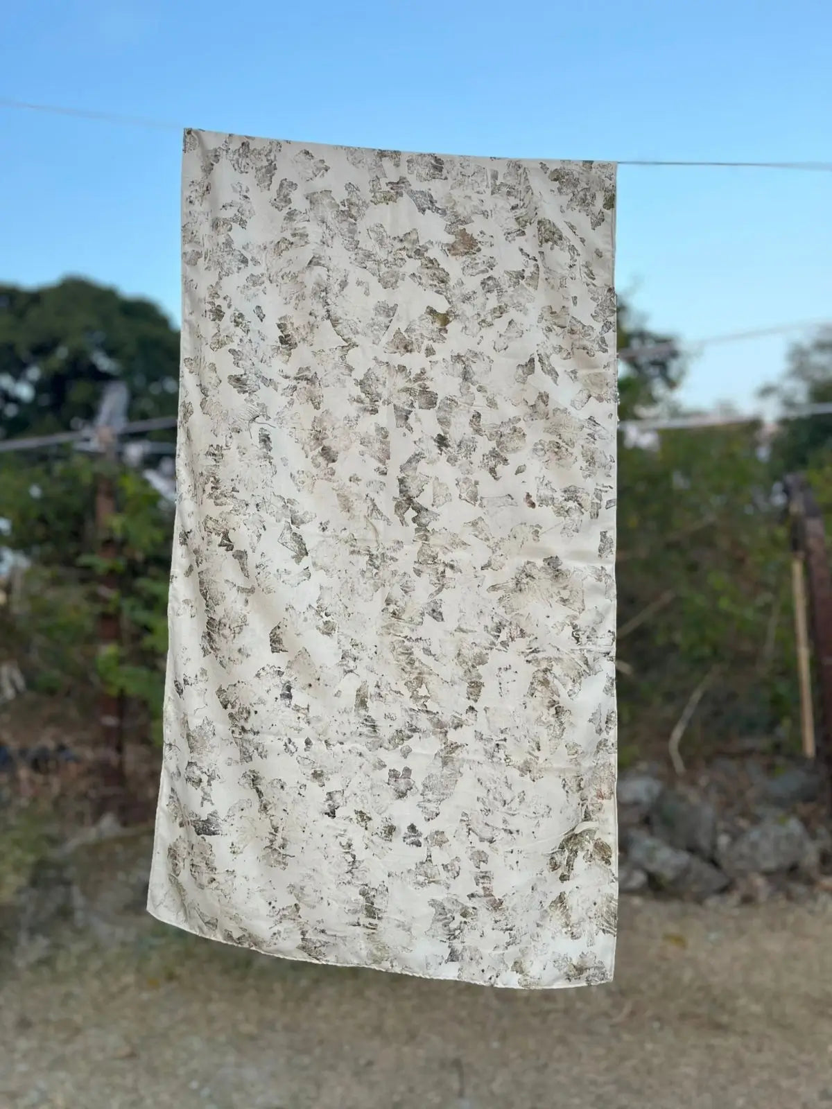 Ahimsa Eri Silk Eco-Printed Scarf