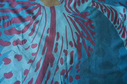 Eri silk - Aqua Blue