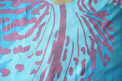 Eri silk - Aqua Blue