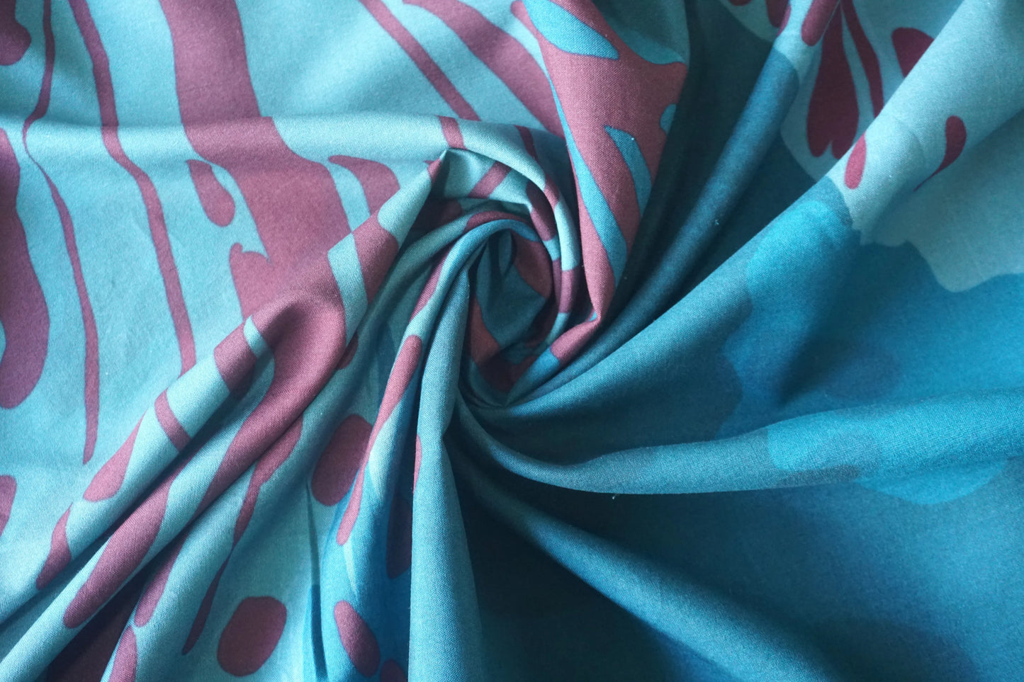 Eri silk - Aqua Blue