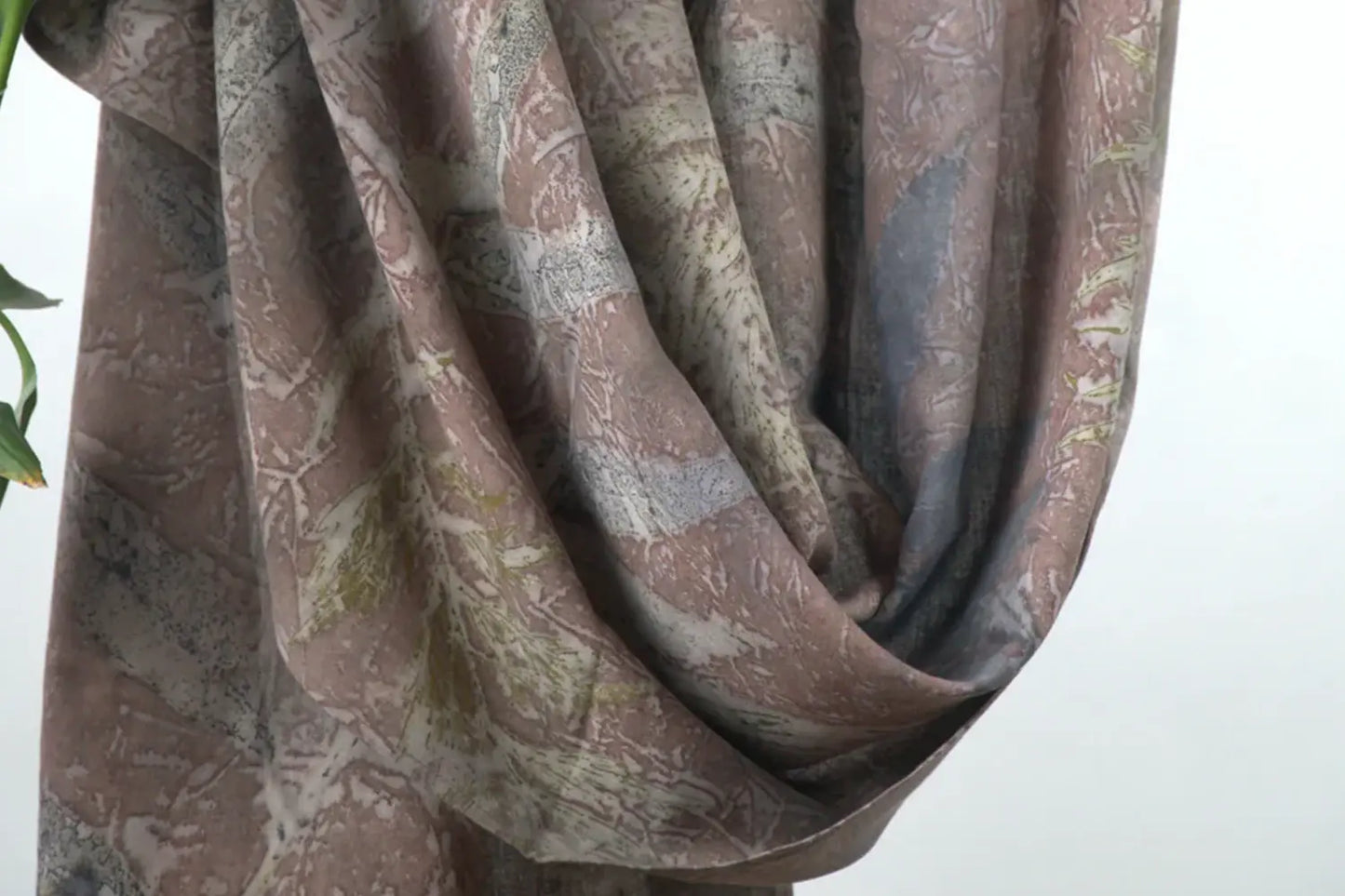 Eri Silk Eco-Printed Scarf