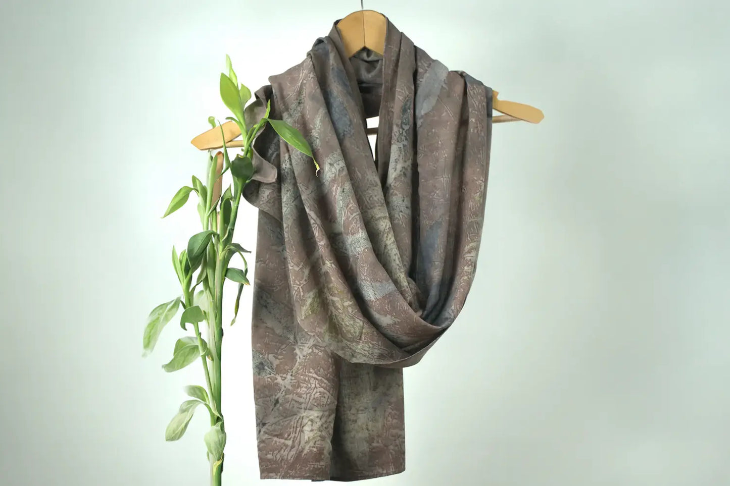 Eri Silk Eco-Printed Scarf