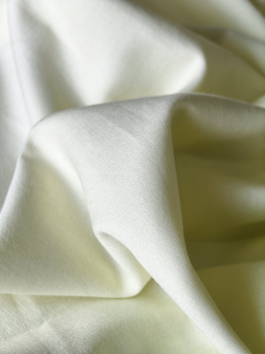 Organic Cotton Satin Light Yellow