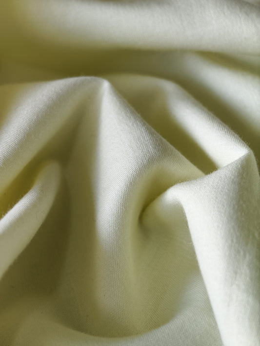 Organic Cotton Satin Light Yellow