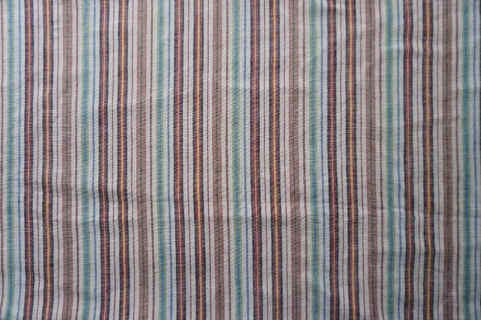 Hemp Khadi Yarn Dyed Stripe