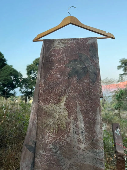 Eri Silk Eco-Printed Scarf