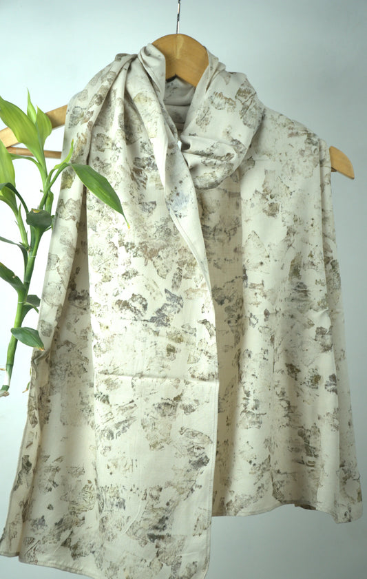 Ahimsa Eri Silk Eco-Printed Scarf