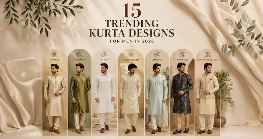 Latest Kurta Design for Men: 15 Trending Designs for Men