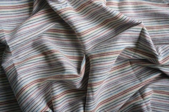 Hemp Khadi Yarn Dyed Stripe