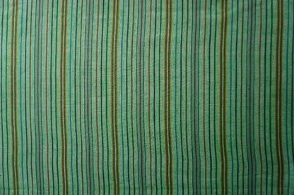 Yarn Dyed Khadi Green Fabric