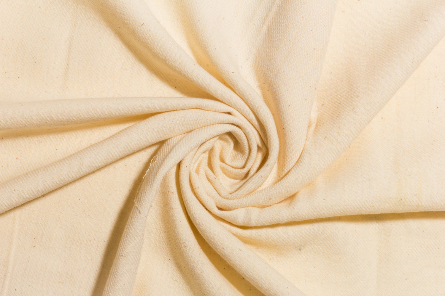 Cream White Plain Denim Upholstery Fabric by the Yard K3393 - KOVI Fabrics