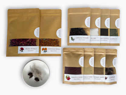 Natural Dyes Ingredients Kit