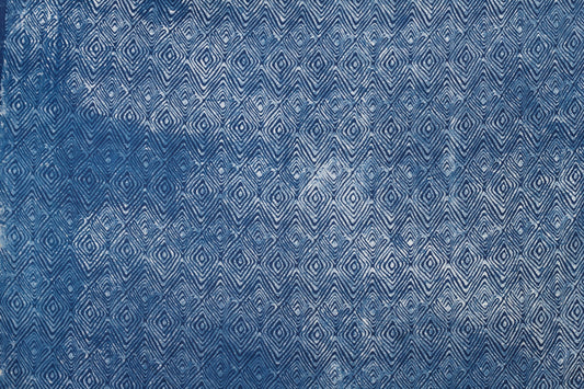 Indigo Rose Fabric