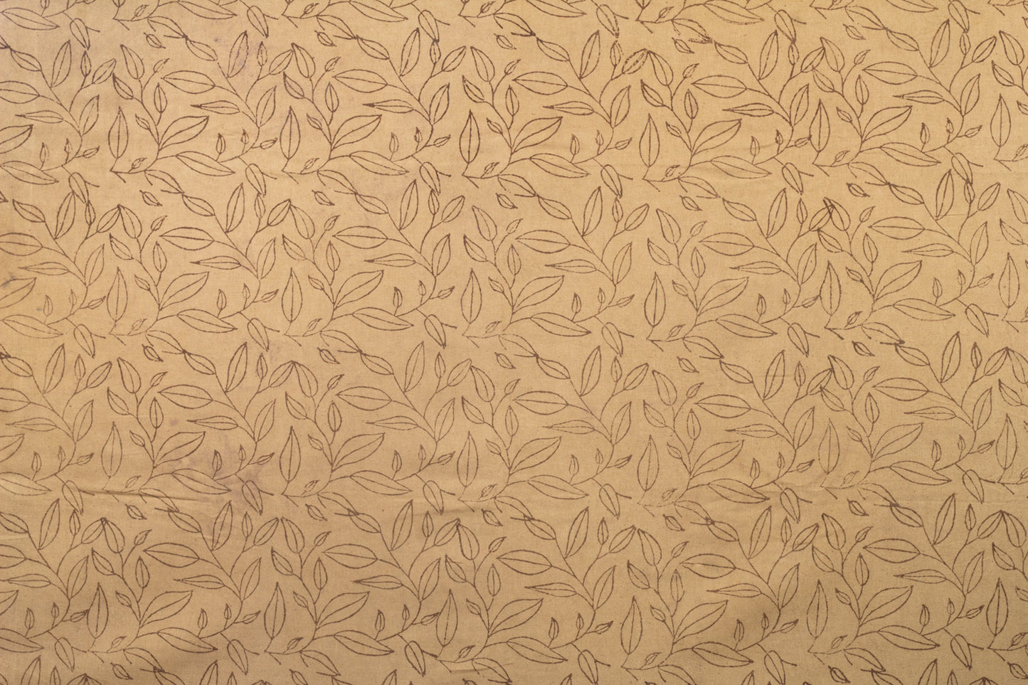 Leafy Grace Khadi Fabric