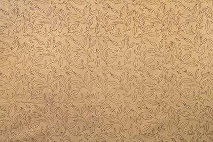 Leafy Grace Khadi Fabric