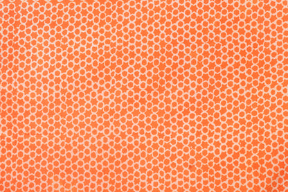 Orange Organic Cotton Fabric
