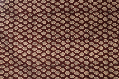 Maroon Organic Cotton Fabric 